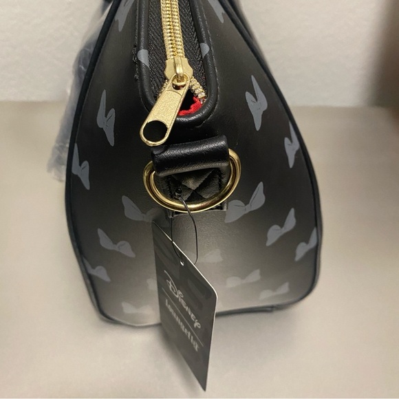 NWT Loungefly Disney Minnie Mouse Polka Dot Satchel Bag - Picture 9 of 13